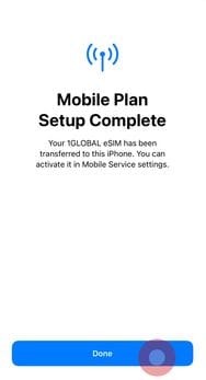 Screenshot do passo de instalação