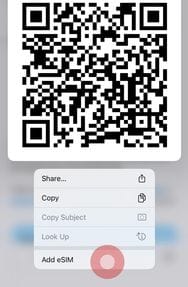 Screenshot do passo de instalação